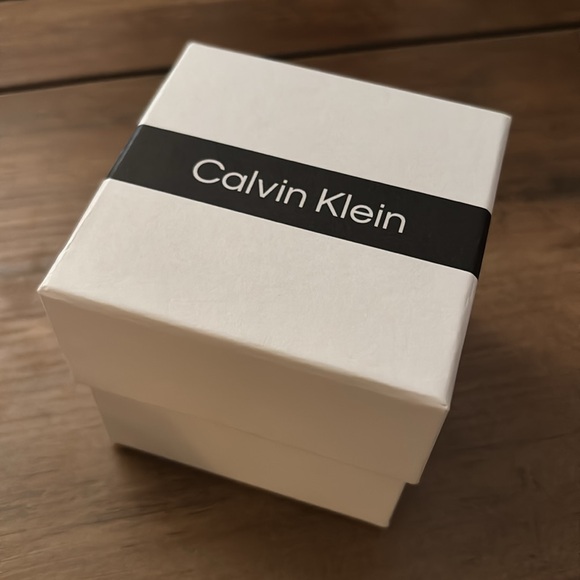 Calvin Klein Steel+Wood Cube Bead Bracelet - Picture 6 of 7